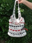 A PLARN purse (crocheted grocery bags)